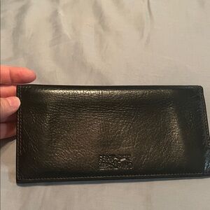 Salvatore Ferragamo Black Leather Accessory